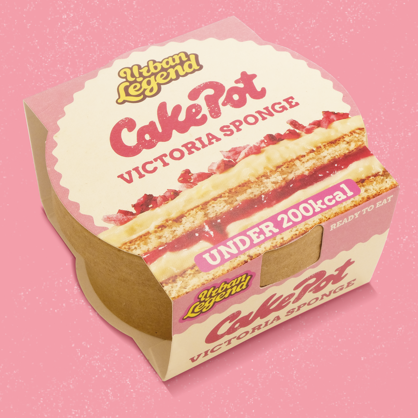 Victoria Sponge Cake Pot